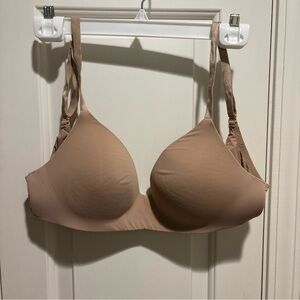 Victoria's Secret Beige lined wireless t-shirt bra, size 36C